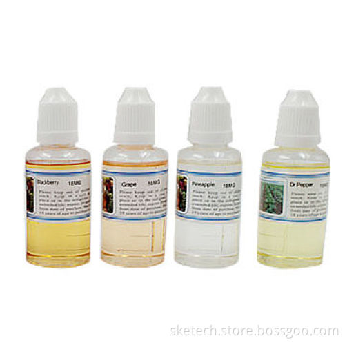 Hardcover Flavoring E-juice, Different Flavors and Concentrations are Provided